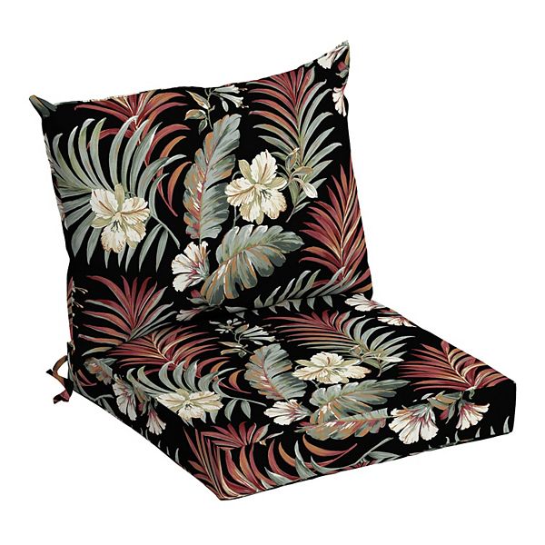 Arden Selections Simone Tropical Outdoor Dining Chair Cushion Set - Patio Dining Chair Cushion Sets