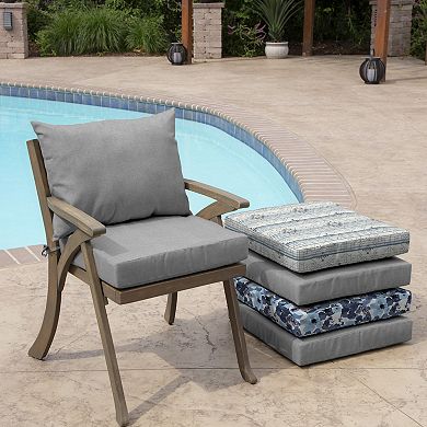 Arden Selections Paloma Valencia Woven Outdoor Dining Chair Cushion Set