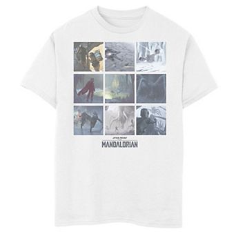 Boys 6-20 Star Wars: The Mandalorian Chapter 10 Concept Art Box Up R7 Graphic Tee