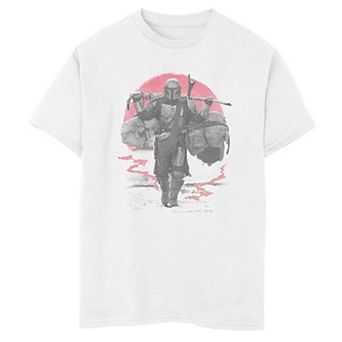 Boys 6-20 Star Wars: The Mandalorian Luggage Red Sun R8 Graphic Tee