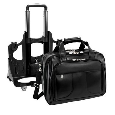 McKleinUSA Chicago Detachable-Wheeled Overnight Briefcase