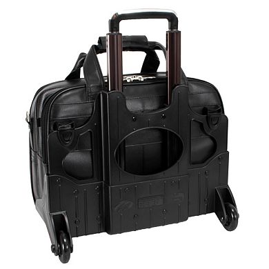 McKleinUSA Chicago Detachable-Wheeled Overnight Briefcase