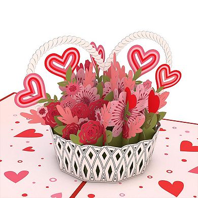 Lovepop Valentine's Day Basket Card