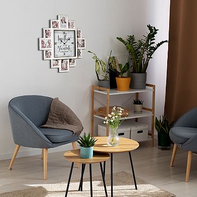 American Art Decor Together Collage & Wall Clock