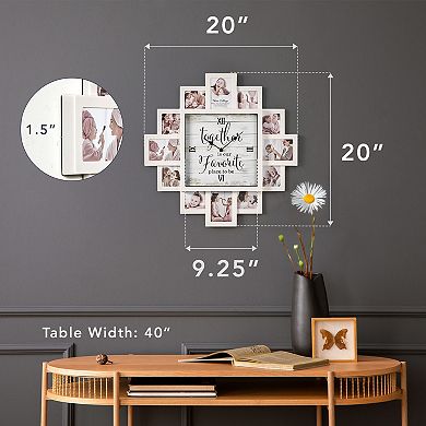 American Art Decor Together Collage & Wall Clock