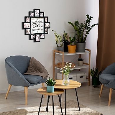 American Art Decor Quote Collage & Wall Clock