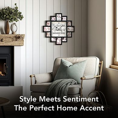 American Art Decor Quote Collage & Wall Clock