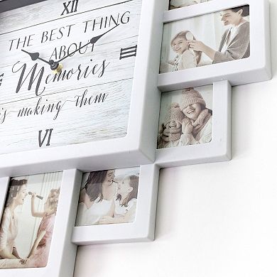 American Art Decor Memories Collage & Wall Clock