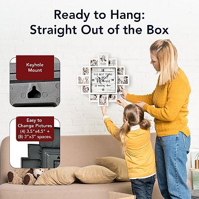 American Art Decor Memories Collage & Wall Clock