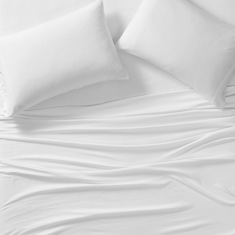 Koolaburra by UGG Koolawash Sheet Set, White, Queen Set