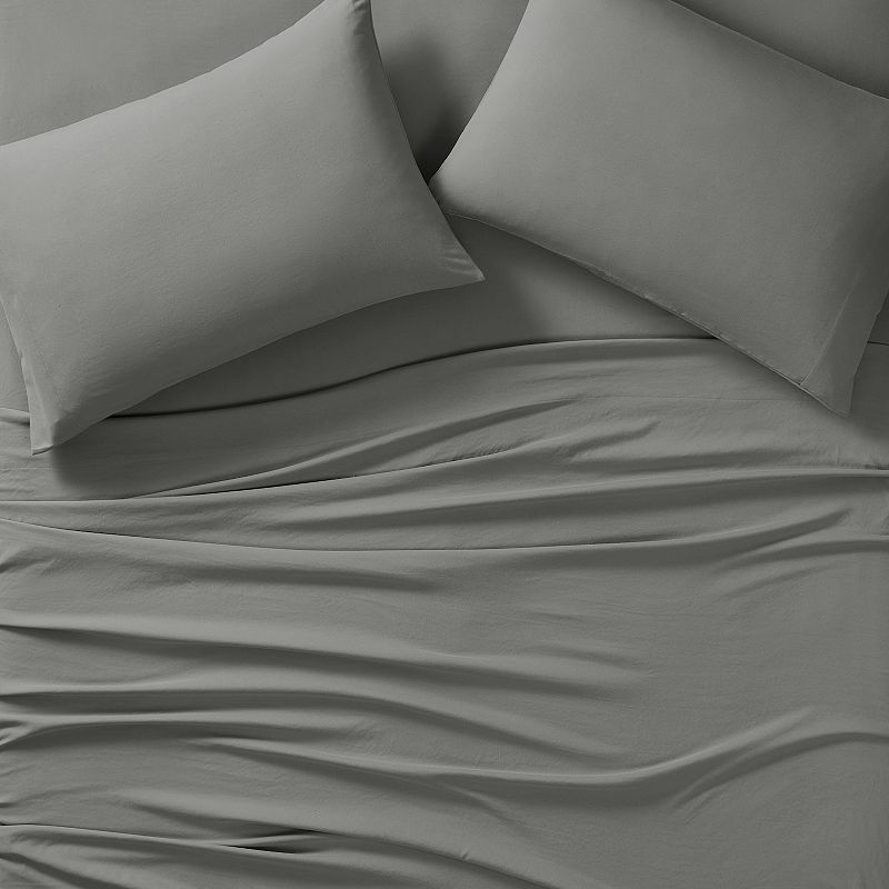 Koolaburra by UGG Koolawash Sheet Set, Grey, FULL SET