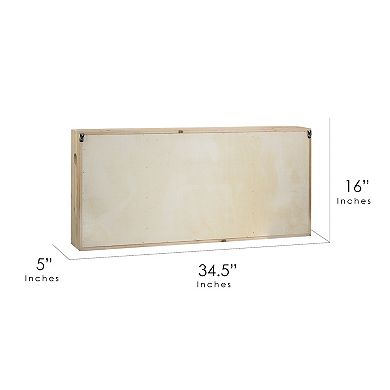 American Art Décor Wall Mounted Wine Rack & Cork Holder