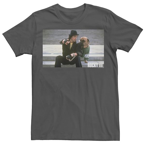Men's Rocky 3 Rocky And Butkus Poster Tee