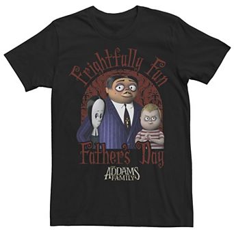 Men's Addams Family Frightfully Fun Father's Day Portrait Tee