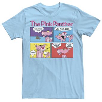 Men's The Pink Panther Comic Panels Tee