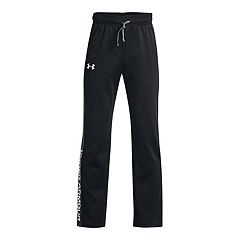 Under Armour, Logo Fleece Jogging Pants Junior Boys, Closed Hem Fleece  Jogging Bottoms