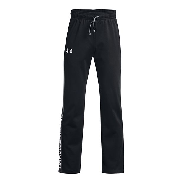 Under Armour Youth boys Brawler 2.0 Tapered Pants , Mod Gray (011)/White