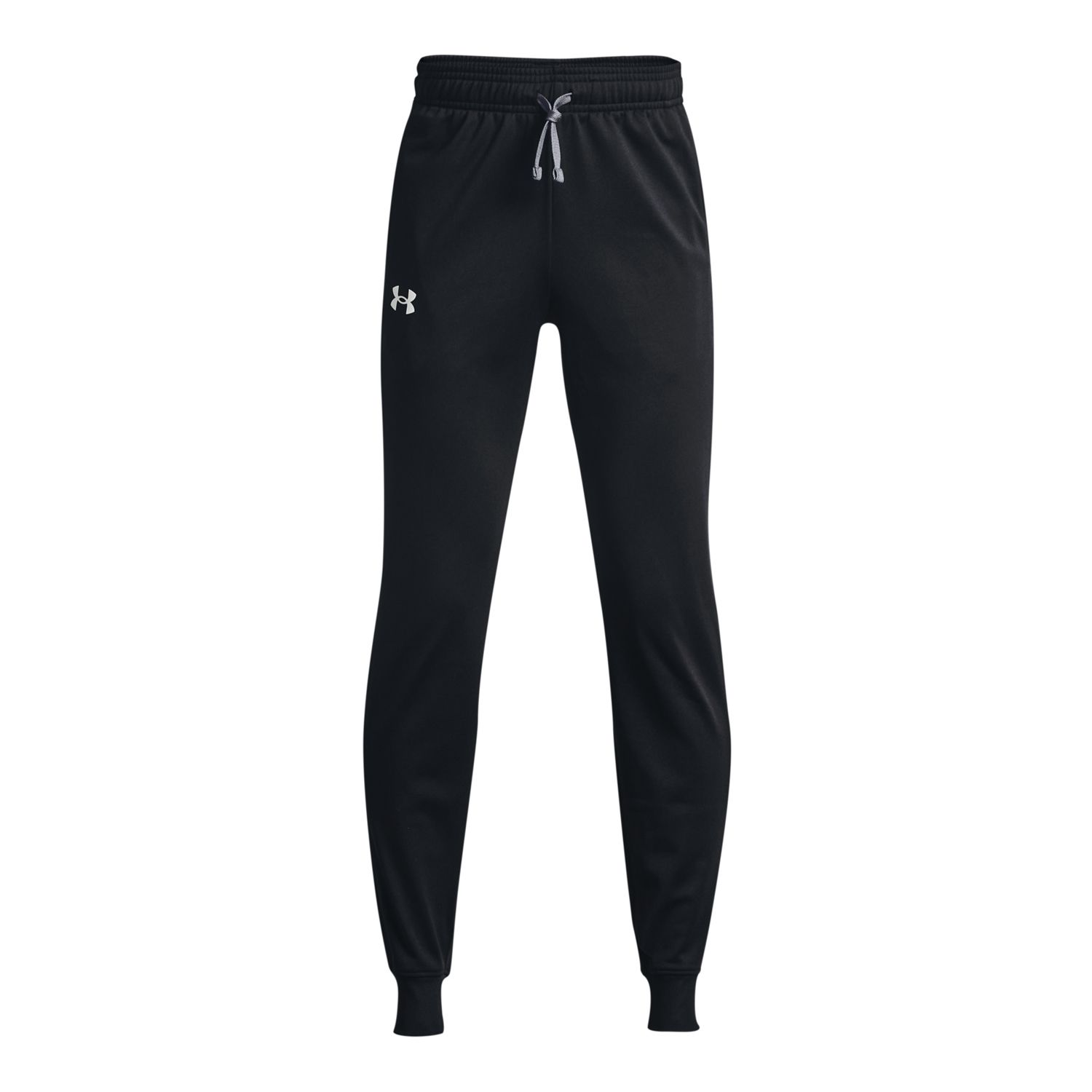 Брюки Under Armour Brawler 2.0 Tapered in Regular & Husky для мальчиков, цвет: Чёрный — фото 1