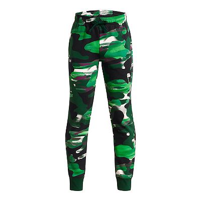 Boys 8 20 Under Armour Rival Fleece ABC Camo Joggers