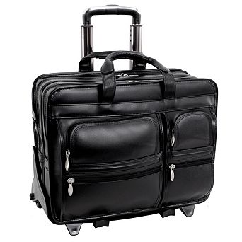 McKlein Clinton Detachable-Wheeled Laptop Case