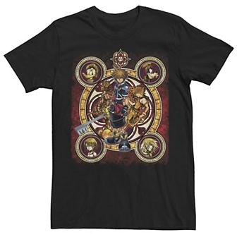Men's Kingdom Hearts Group Circle Kingdom Tee