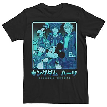 Men's Kingdom Hearts Keyblade Crew Group Shot Tee