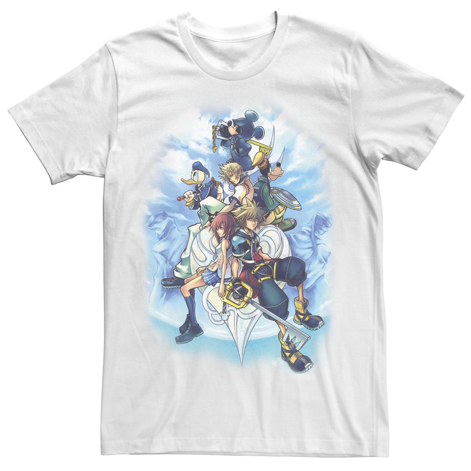 Image for Licensed Character Men's Kingdom Hearts Sky Group Tee at Kohl's.