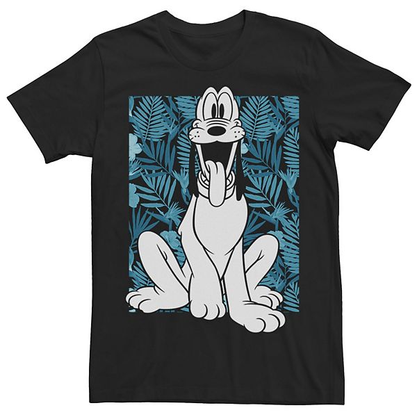 Men's Disney Mickey And Friends Pluto Tropical Tee