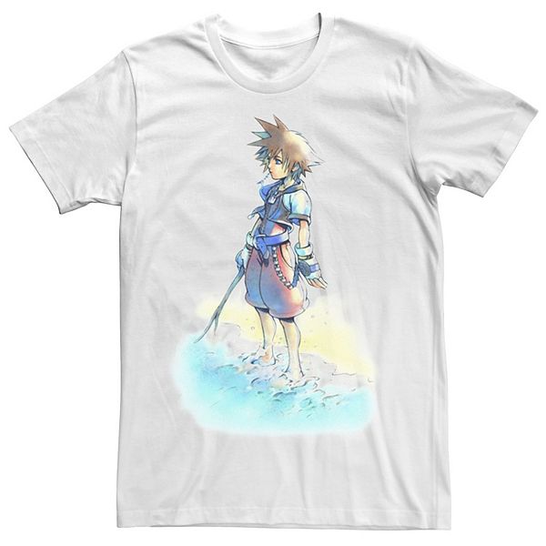 Men's Kingdom Hearts Beach Sora Poster Tee