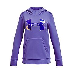 Purple under armour sweatshirt sale