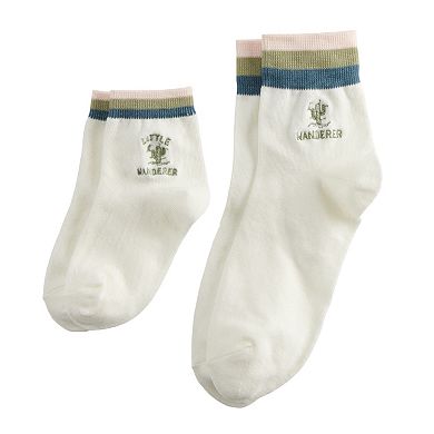 LC Lauren Conrad Mommy & Me Embroidery Socks Gift Box