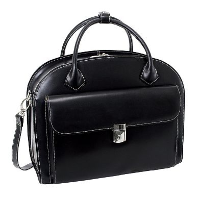 McKlein Glen Ellyn Detachable-Wheeled Briefcase