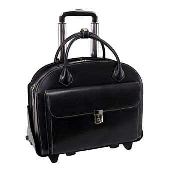 McKlein Glen Ellyn Detachable-Wheeled Briefcase