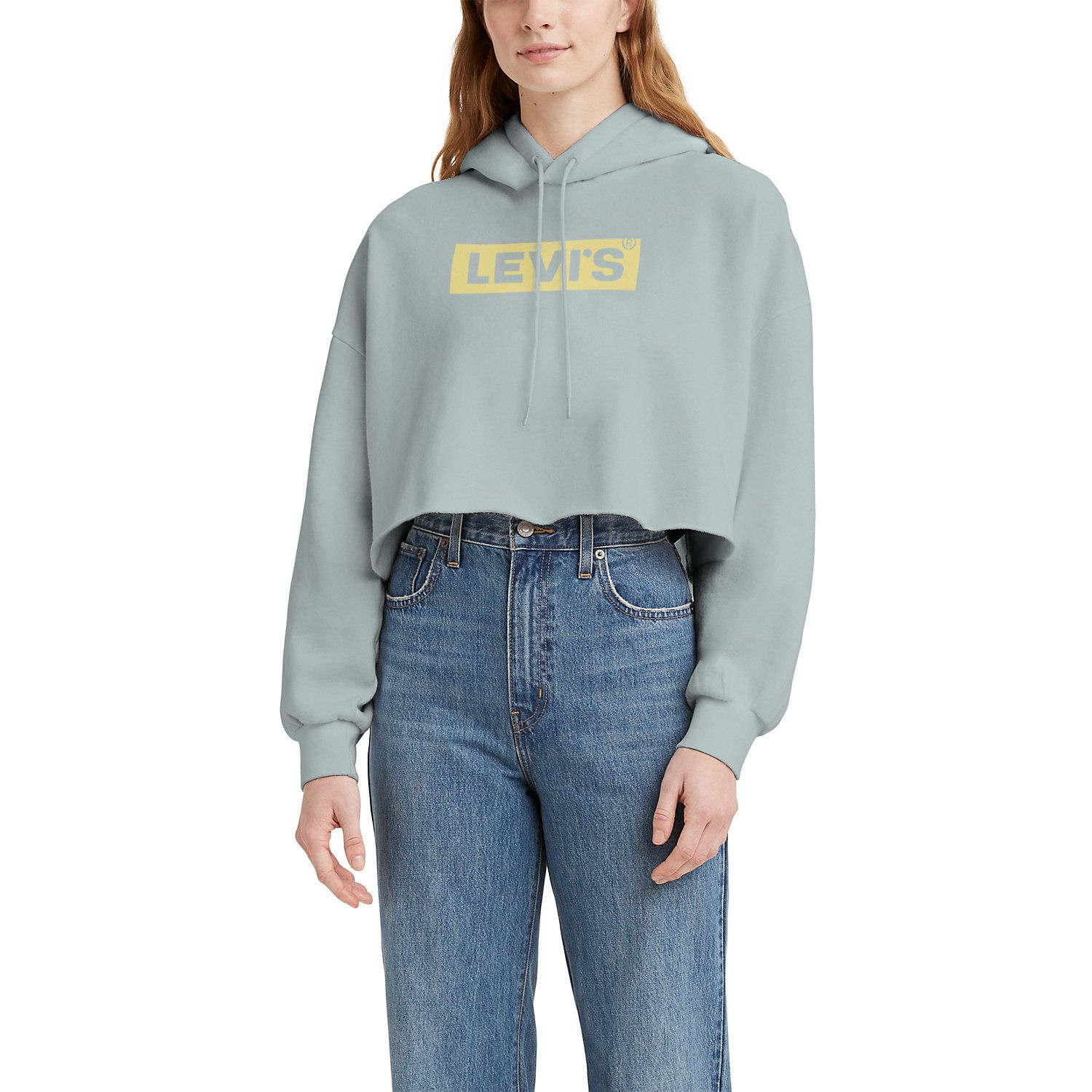Image for Levi's Women's Cropped Graphic Hoodie at Kohl's.