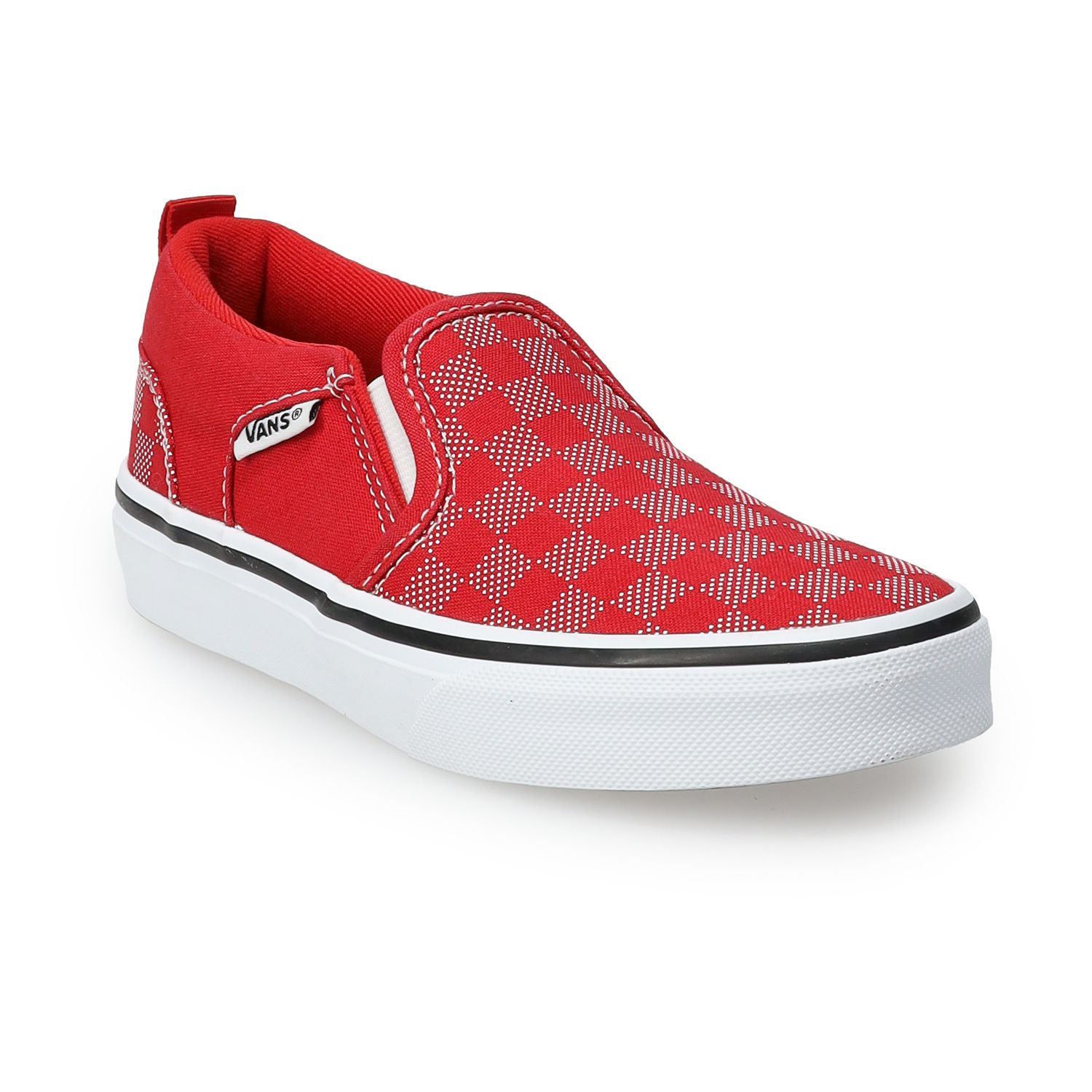 red vans shoes