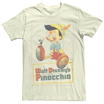 Disney's Pinocchio Men's Vintage Portrait Tee
