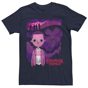 Men's Stranger Things Day Lurking Demogorgon Illustration Tee