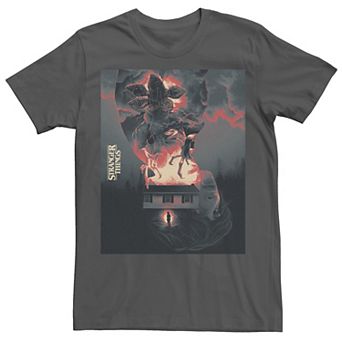 Men's Stranger Things Day Demogorgon House Poster Tee