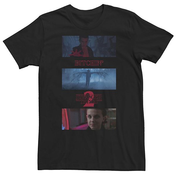 ストレンジャーシングス BITCHIN'! Tee BITCHIN Men's Stranger Things 2 Eleven Bitchin' Panels Tee