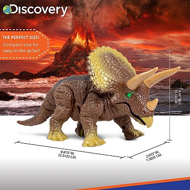 Discovery RC Triceratops LED Infrared Remote Control Toy