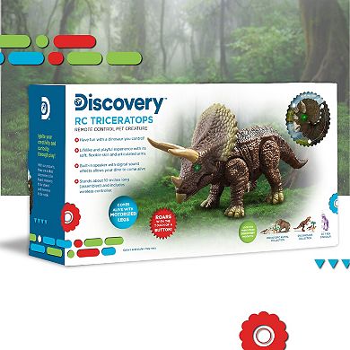 Discovery RC Triceratops LED Infrared Remote Control Toy