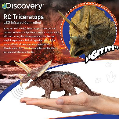 Discovery RC Triceratops LED Infrared Remote Control Toy