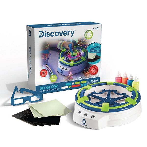 Discovery Channel Kids STEM 3D Glow Spin Art Station.