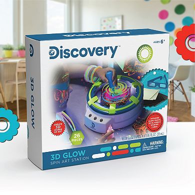 Discovery 3D Glow Spin Art Station