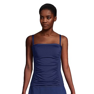 Women's Lands' End UPF 50 Bandeau Tankini Swimsuit Top