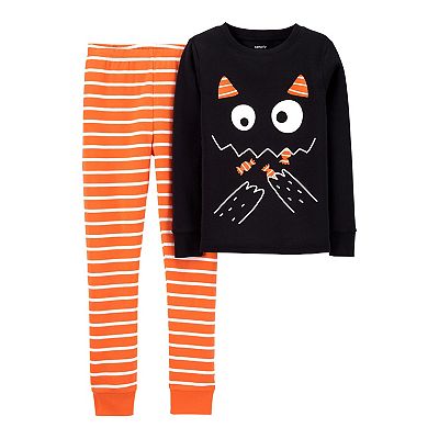 Boys 4 14 Carter s 2 Piece Glow Halloween Pajamas