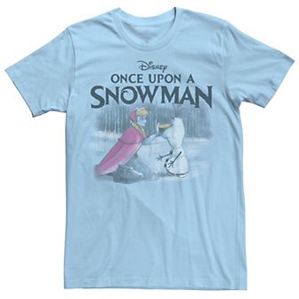 Men's Once Apon A Snowman Carrot Scene Poster Tee