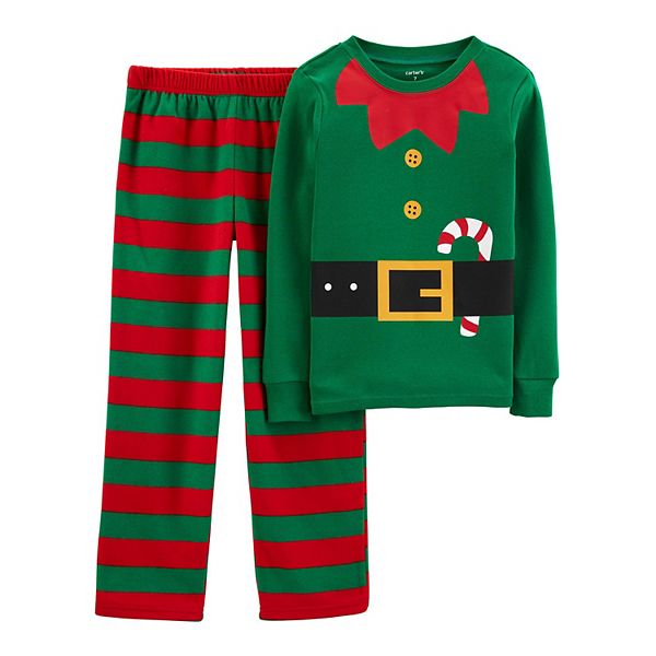 Kids 4-14 Carter's 2-Piece Christmas Elf Pajama Set