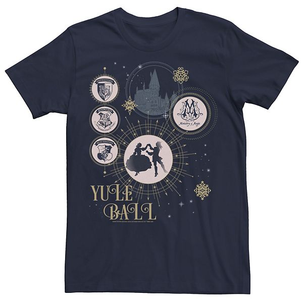 Men's Harry Potter Christmas Yule Ball Icons Tee