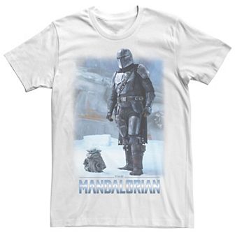 Men's Star Wars: The Mandalorian & The Child Icy Portrait R12 Tee